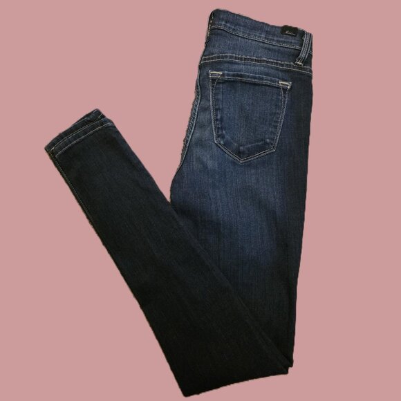 KANCAN Jeans Women's size 25 Estilo Stretch Skinny Blue EUC - Picture 2 of 6